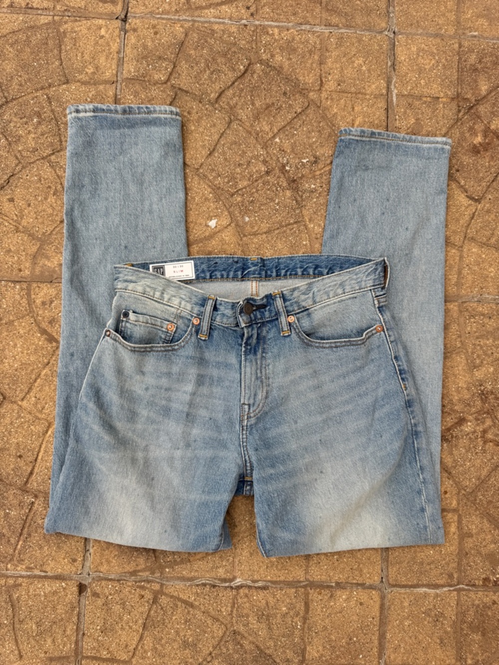 GAP Light Wash Straight Men's Jeans